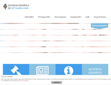 Tablet Screenshot of oftalmoseo.com